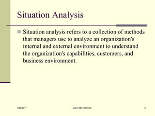 Situation analysis | PDF