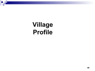 Village Profile 
