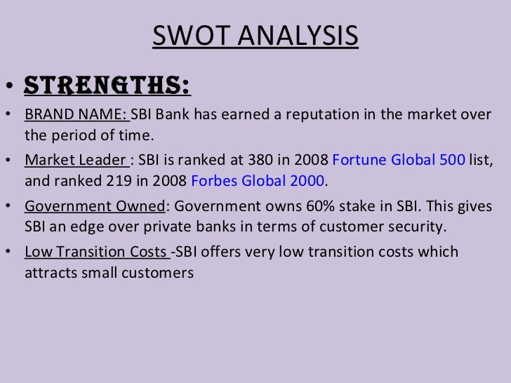 Situation Analysis Of Banking Sector In India