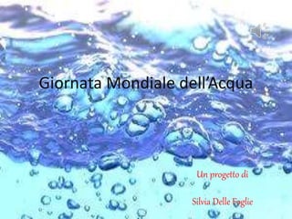 Giornata Mondiale dell’Acqua
Un progetto di
Silvia Delle Foglie
 
