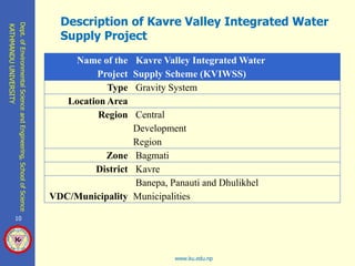 Hydrological Analysis Based of Supply and Demand of Kavre Valley ...