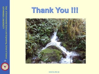 Hydrological Analysis Based of Supply and Demand of Kavre Valley ...
