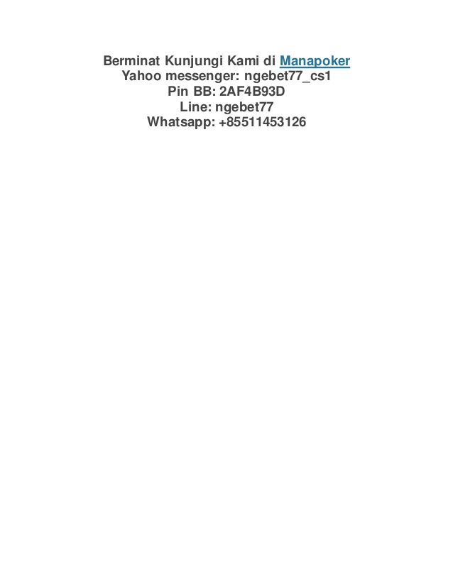 Situs permainan judi ceme online deposit 10rb