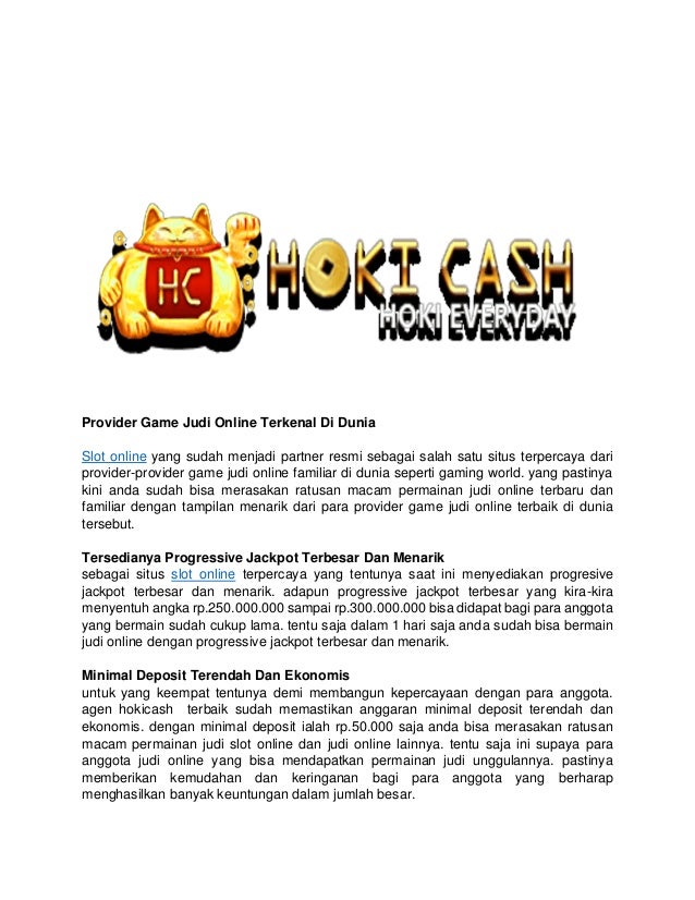 Situs slot online terpercaya dan terkenal dengan banyak keuntungan