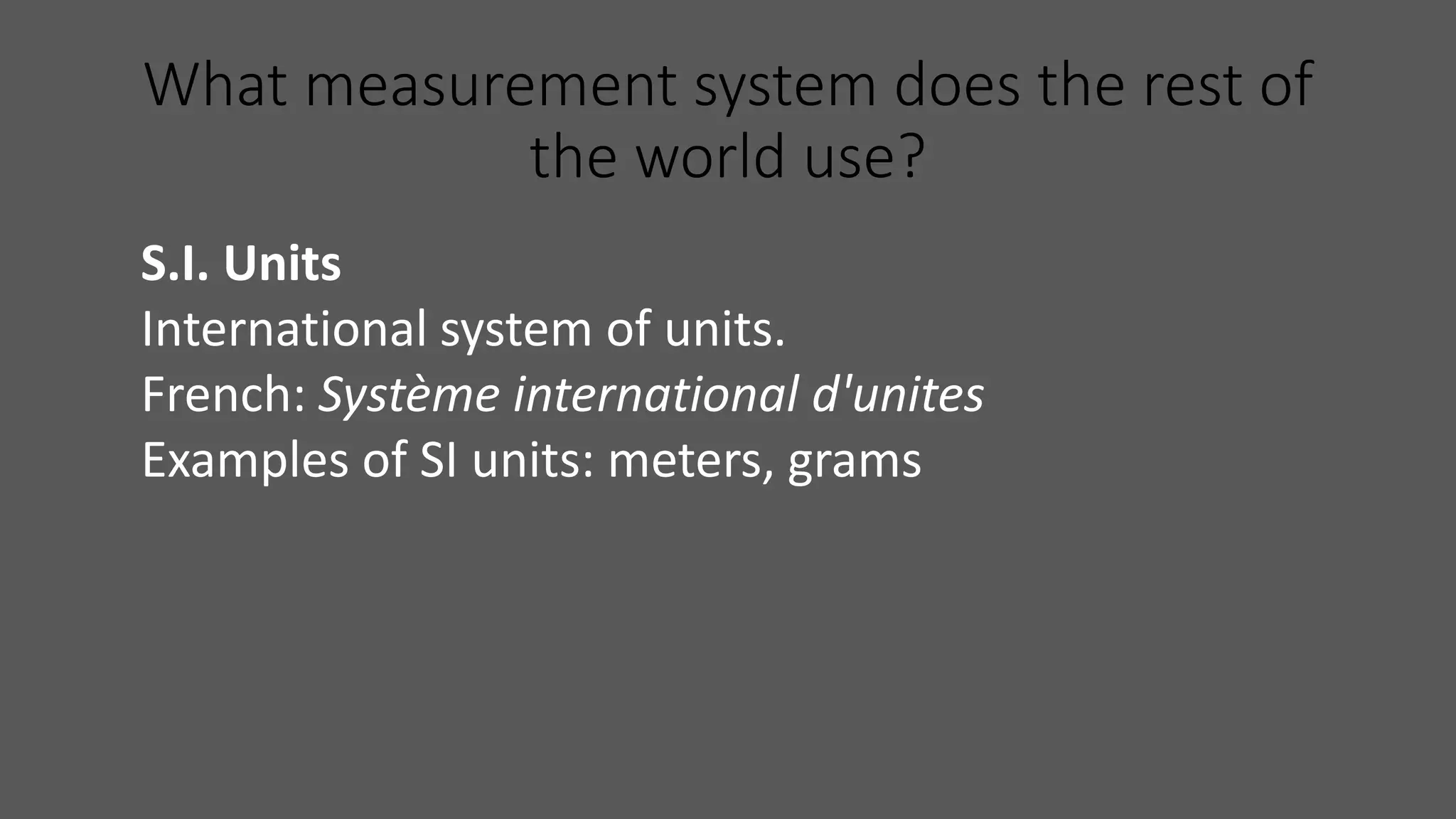 SI Units and Unit Conversion Slides.pptx | Physics | Science