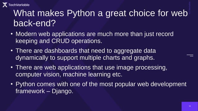 An overview of data and web-application development with Python | PPT