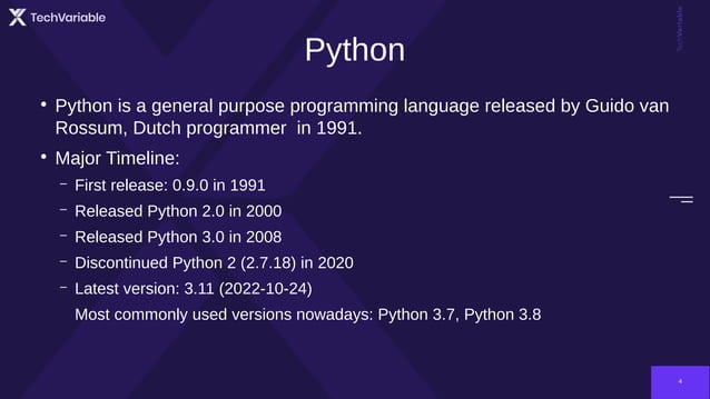 An overview of data and web-application development with Python | PPT
