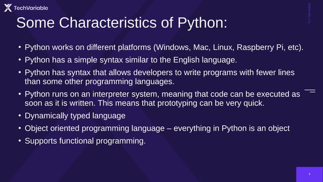 An overview of data and web-application development with Python | PPT