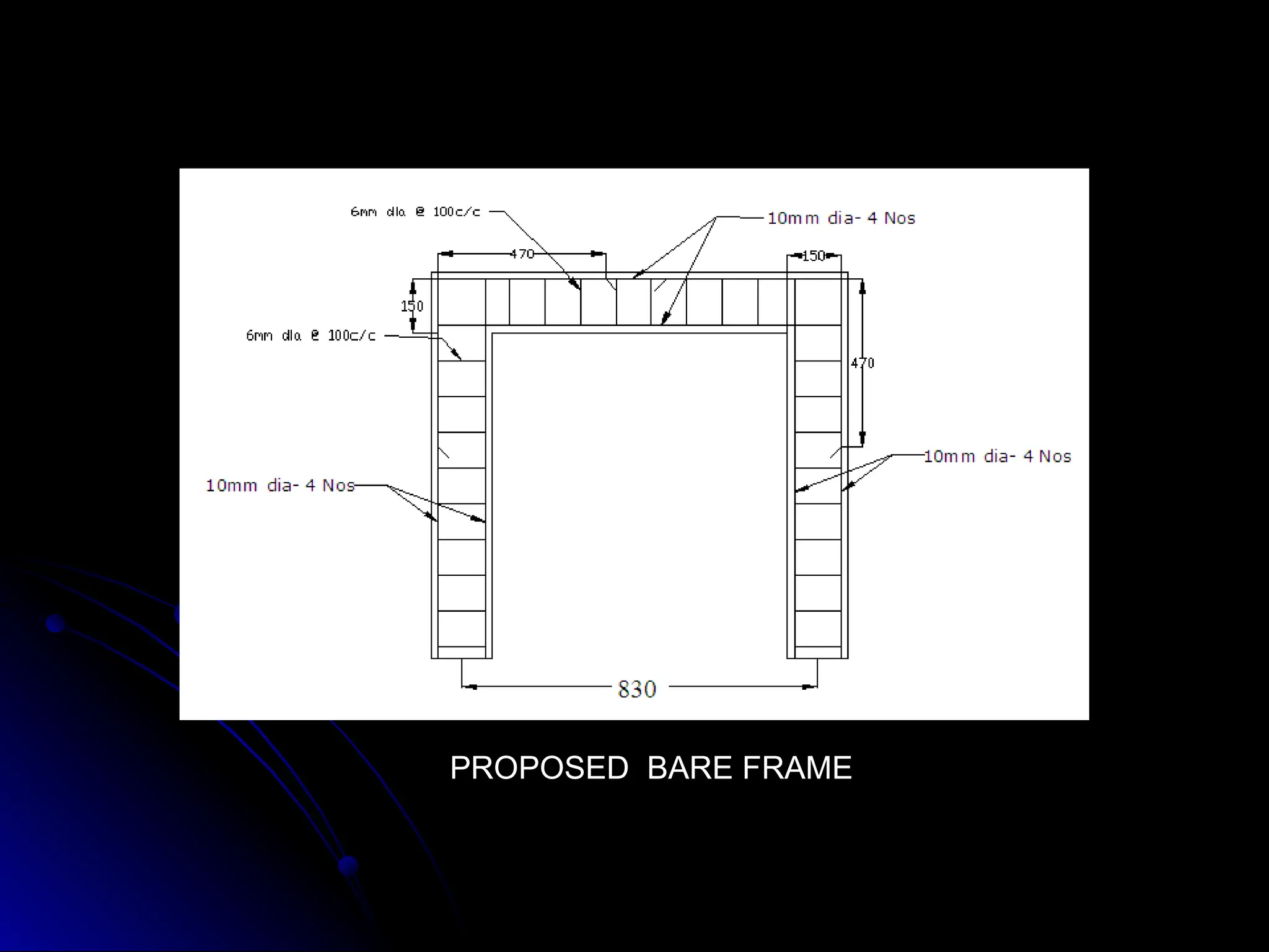 PROPOSED BARE FRAME
 