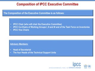 Activities of the Intergovernmental Panel on Climate Change (IPCC) | PDF