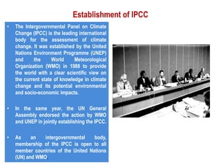 Activities of the Intergovernmental Panel on Climate Change (IPCC) | PDF