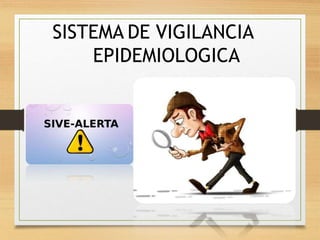 SISTEMA DE VIGILANCIA
EPIDEMIOLOGICA
 