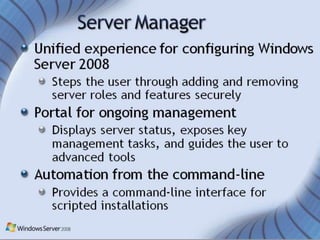 WINDOWS SERVER 2008 | PPTX
