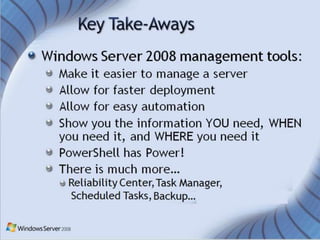 WINDOWS SERVER 2008 | PPTX