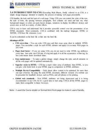 Student Industrial Workshop Experience Scheme (SIWES) Report | DOCX