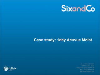 Case study: 1day Acuvue Moist   
