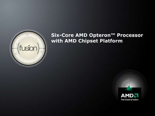 Six-Core AMD Opteron™ Processor with AMD Chipset Platform 
