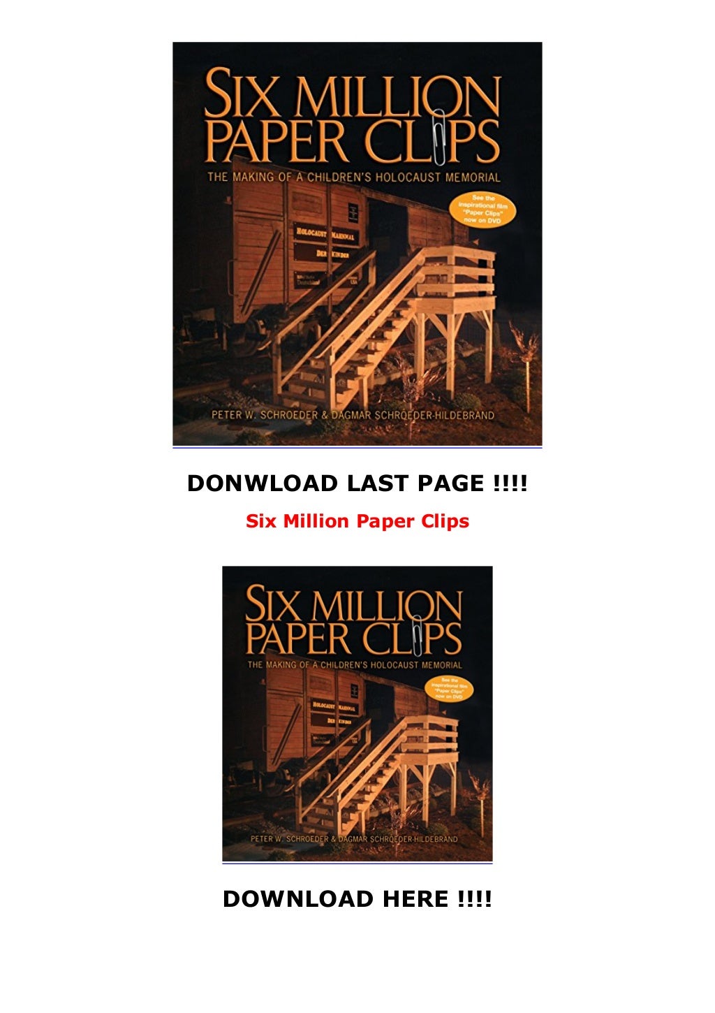 Six Million Paper Clips