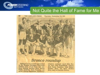 Not Quite the Hall of Fame for Me
 