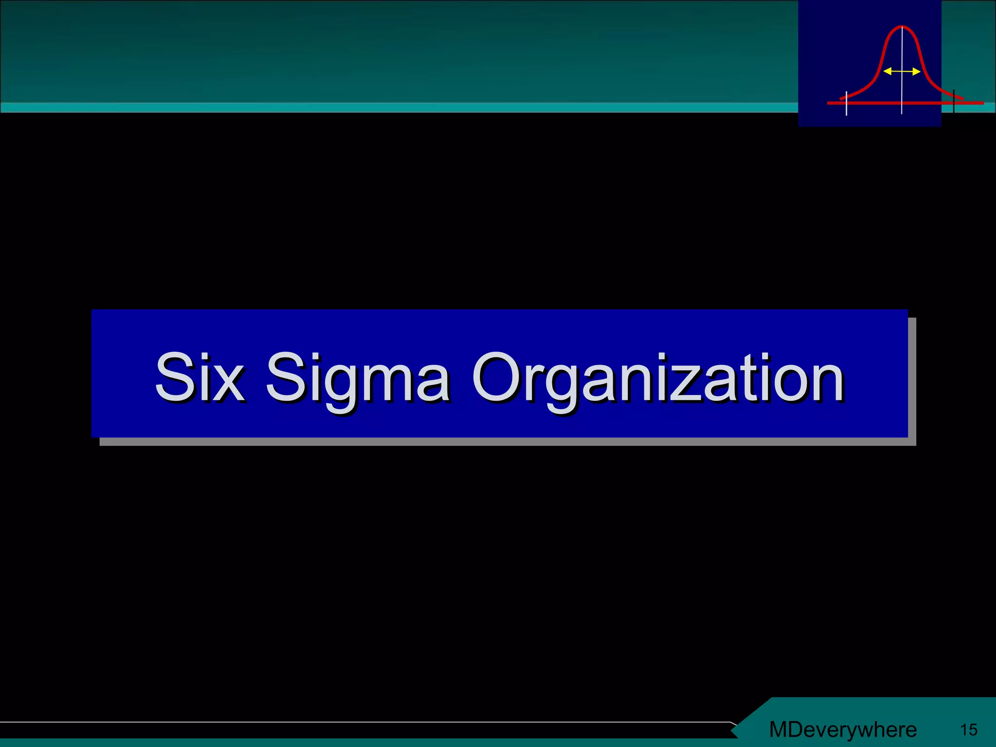 Six Sigma Organization 