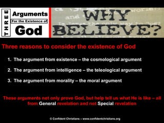 Three Arguments For God | PPT