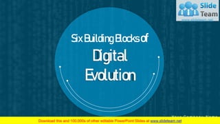 Yo u r C o m p a n y N a m e
SixBuildingBlocksof
Digital
Evolution
 