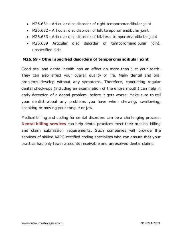Six Common Dental Problems and Their Related ICD10 Codes