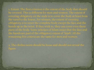 Six criteria for hijab page 2