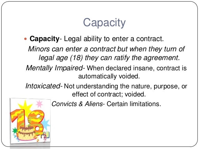 six elements of a contract elements of a contract
