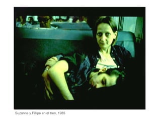 Suzanne y Fillipe en el tren, 1985 