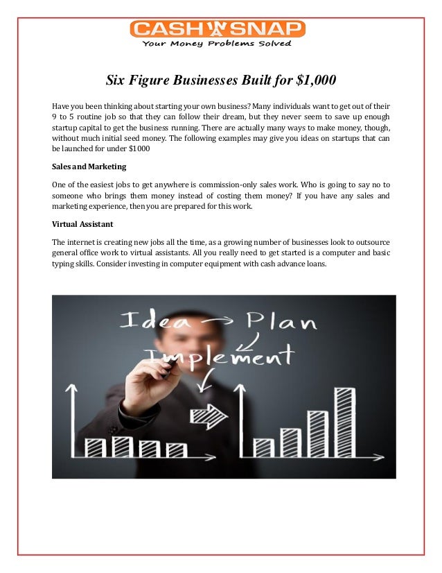 Six Figure Business Built For 1 000 Six Figure Business Built For 1 000