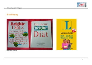 17
«Stresslockerbewältigen»
Ernährung
Quelle: www.ricardo.ch
 
