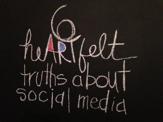 Listly 
Six heartfelt truths 
OF SOCIAL MEDIA in 2015 
TIPS TO power an army of 
artists & activists 
 