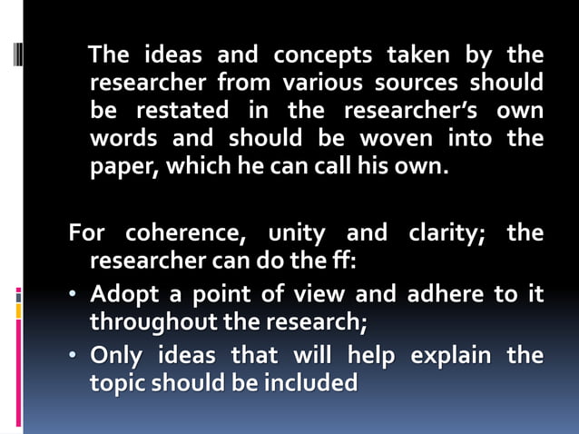 Six main chapters of a research paper | PPTX | Science