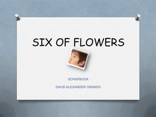 SIX OF FLOWERS


        SCRAPBOOK

   DAVID ALEXANDER OBANDO
 