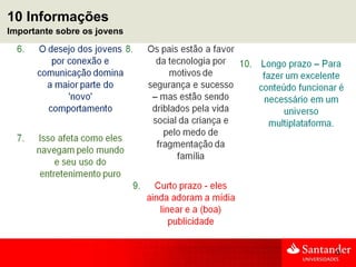 10 Informações Importante sobre os jovens 