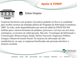 Apoio $ FINEP 
