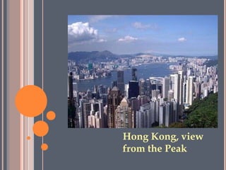Hong Kong, view from the Peak 