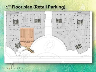 1st Floor plan (Retail Parking)
 