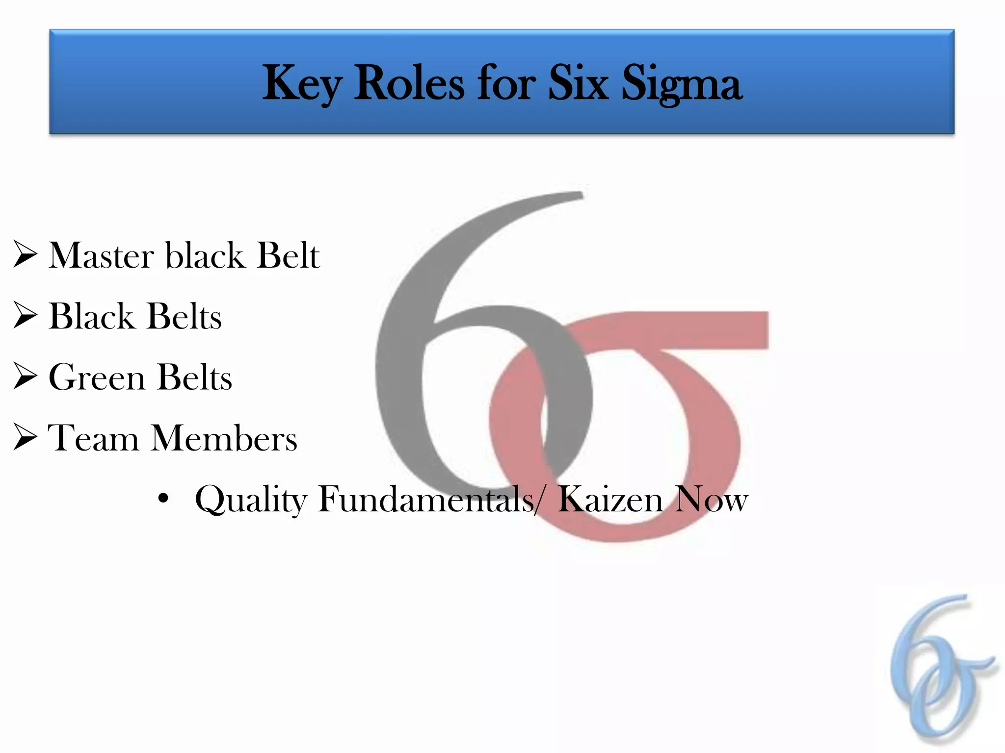 Understanding Six Sigma Process Control