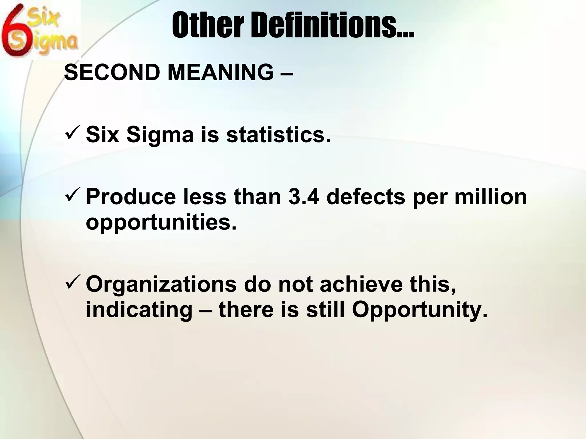 Introduction to Six sigma | PPT