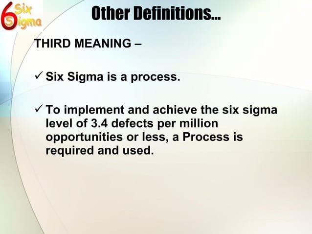 Introduction to Six sigma | PPT
