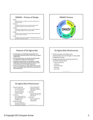 Six sigma | PDF