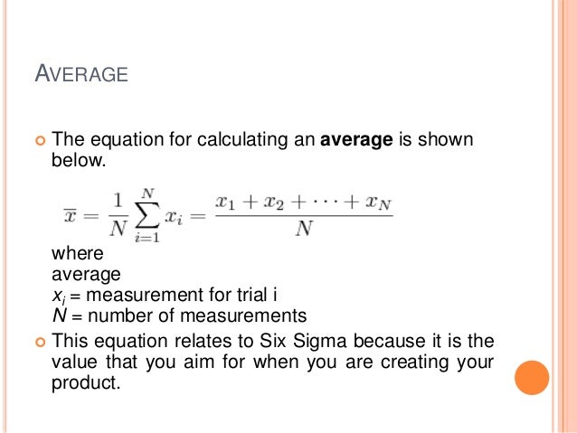 Six sigma simply explained
