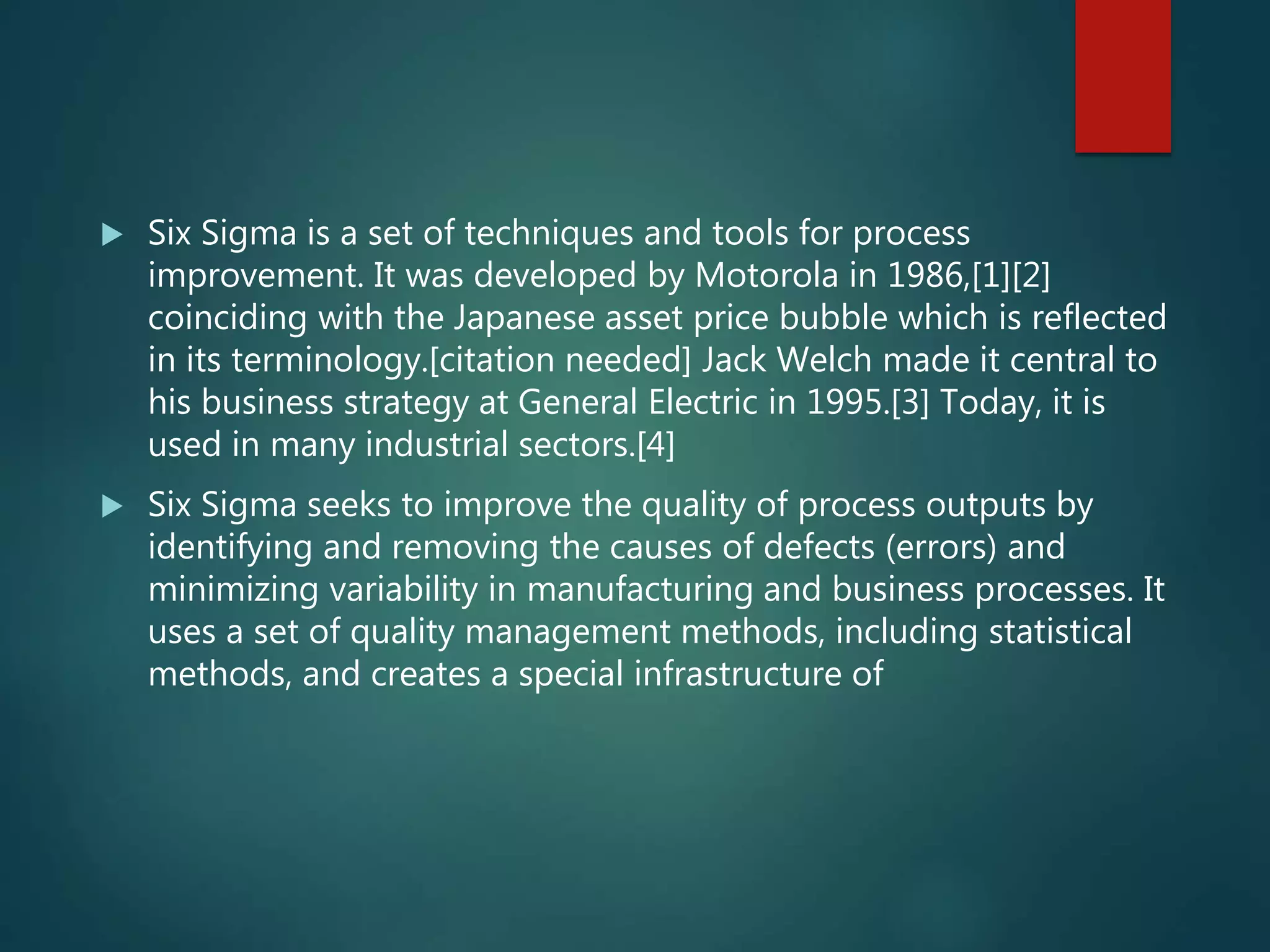 Six sigma | PPTX