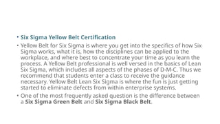 Six Sigma Change Management Black Belt Course | PPTX