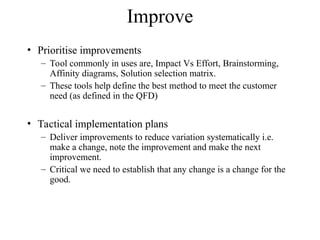 Comprehensive Six Sigma Methodology for Process Improvement and Quality ...