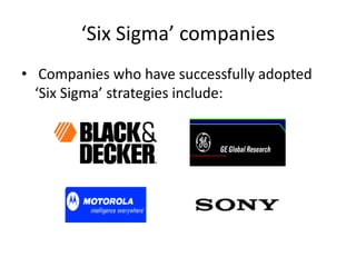 Comprehensive Guide to Six Sigma Methodology for Business Improvement | PDF
