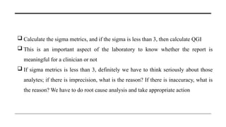 SIX SIGMA to understand the laboratory flows | PPTX