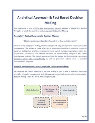 Fact Based Approach Six sigma,SIPOC, Fact based decison making | PDF